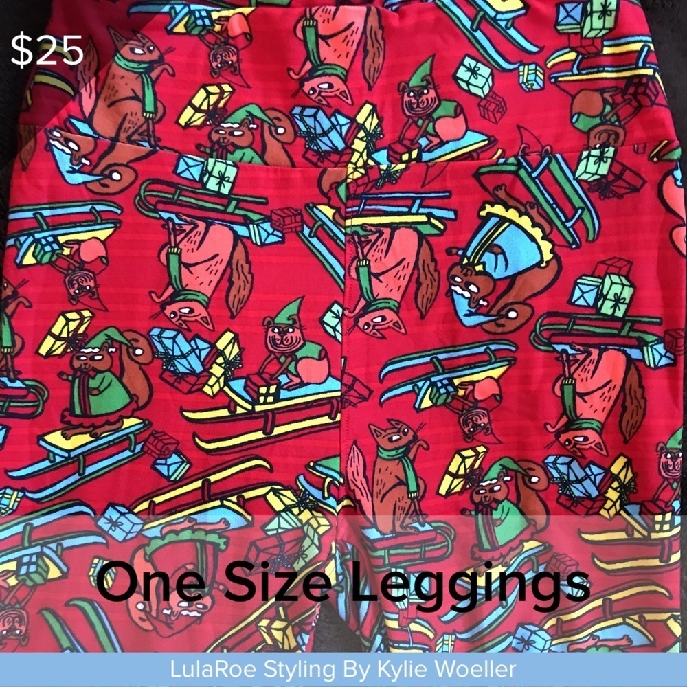 Squirrelly fun ! 🎄 leggings O/S